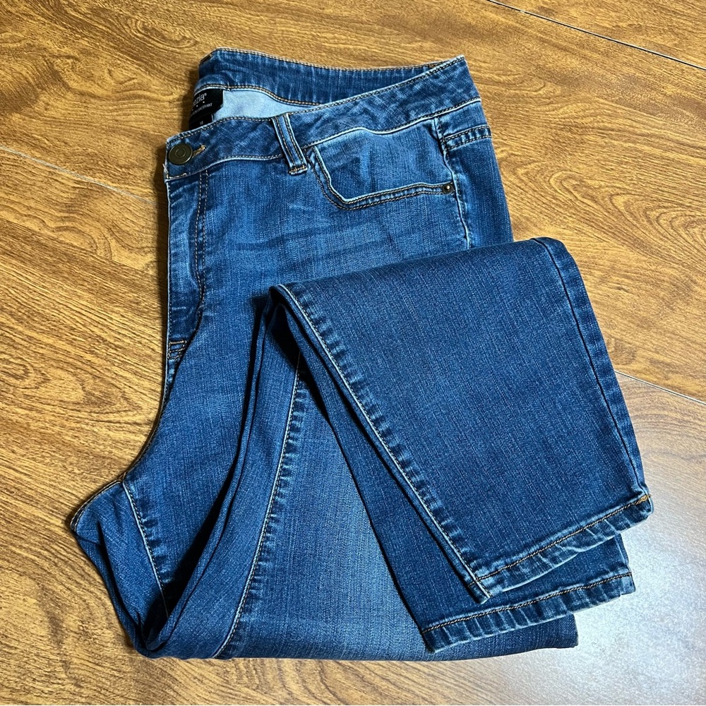 VENEZIA Med Wash Stretchable Cotton Blend Skinny Women Denim Jeans plus size 18